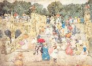Maurice Prendergast The Mall Central Park France oil painting artist